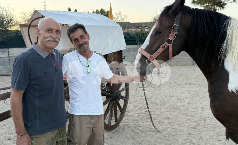 Sulle orme di San Francesco: Antonino Buttitta da Bagheria a Verona con il carretto e il cavallo (foto+video)