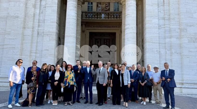 Anche una delegazione da San Francisco in città per l'ottavo centenario
