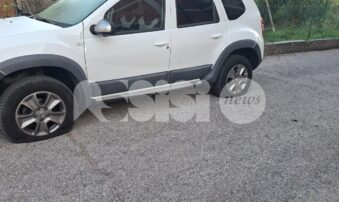 Gomme squarciate a Santa Maria, l'accaduto in  via Protomartiri Francescani
