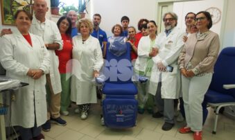 Ospedale di Assisi, donata una poltrona per l'Unità raccolta sangue