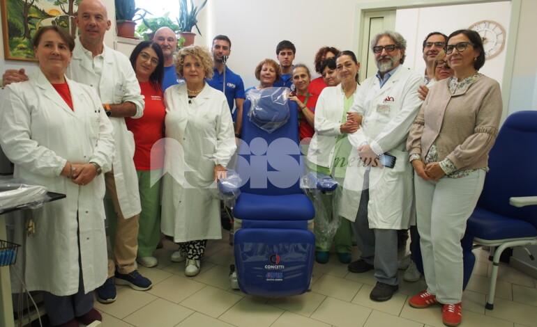 Ospedale di Assisi, donata una poltrona per l’Unità raccolta sangue
